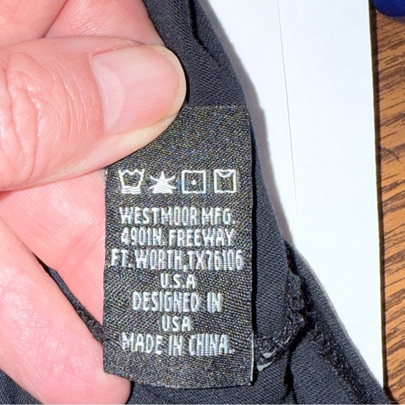 Rock & Roll Denim XL Black Bandana Paisley Graphic Long Sleeve Top - Picture 9 of 10